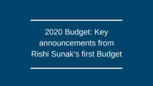 2020 Budget: Key announcements from Rishi Sunak’s first Budget