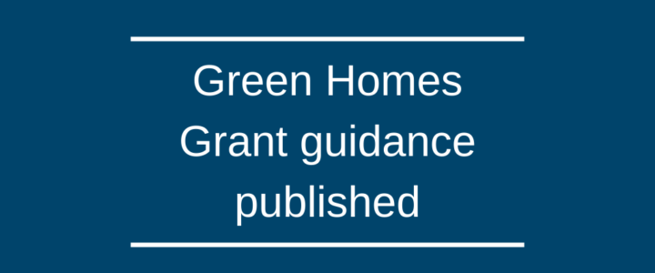 Green Homes Grant guidance published